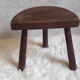 Tabouret de ferme tripode en bois