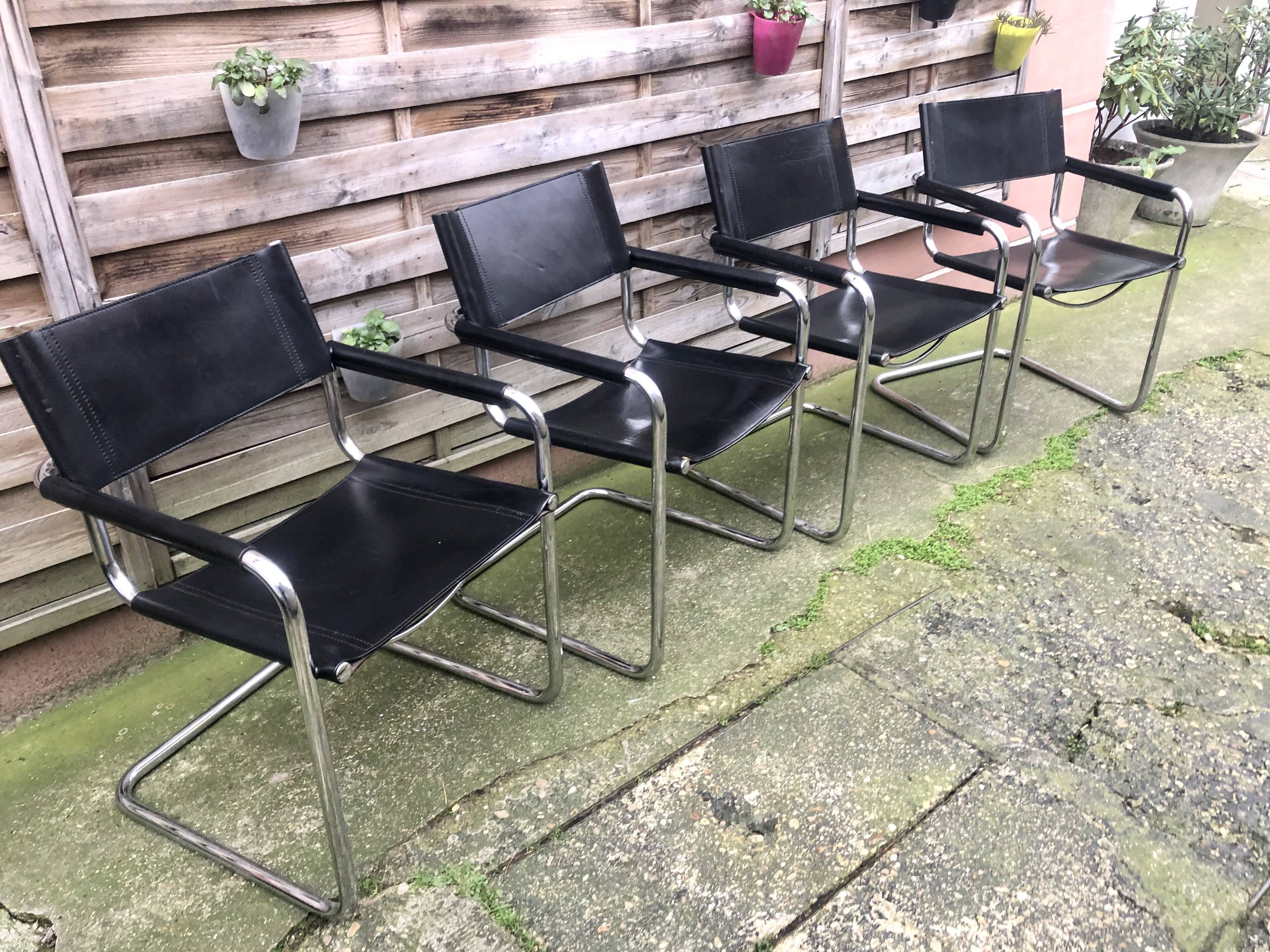 Cantilever S34 design Mart Stam armchair 80