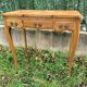 Louis XV style dressing table in veneer wood and marquetry