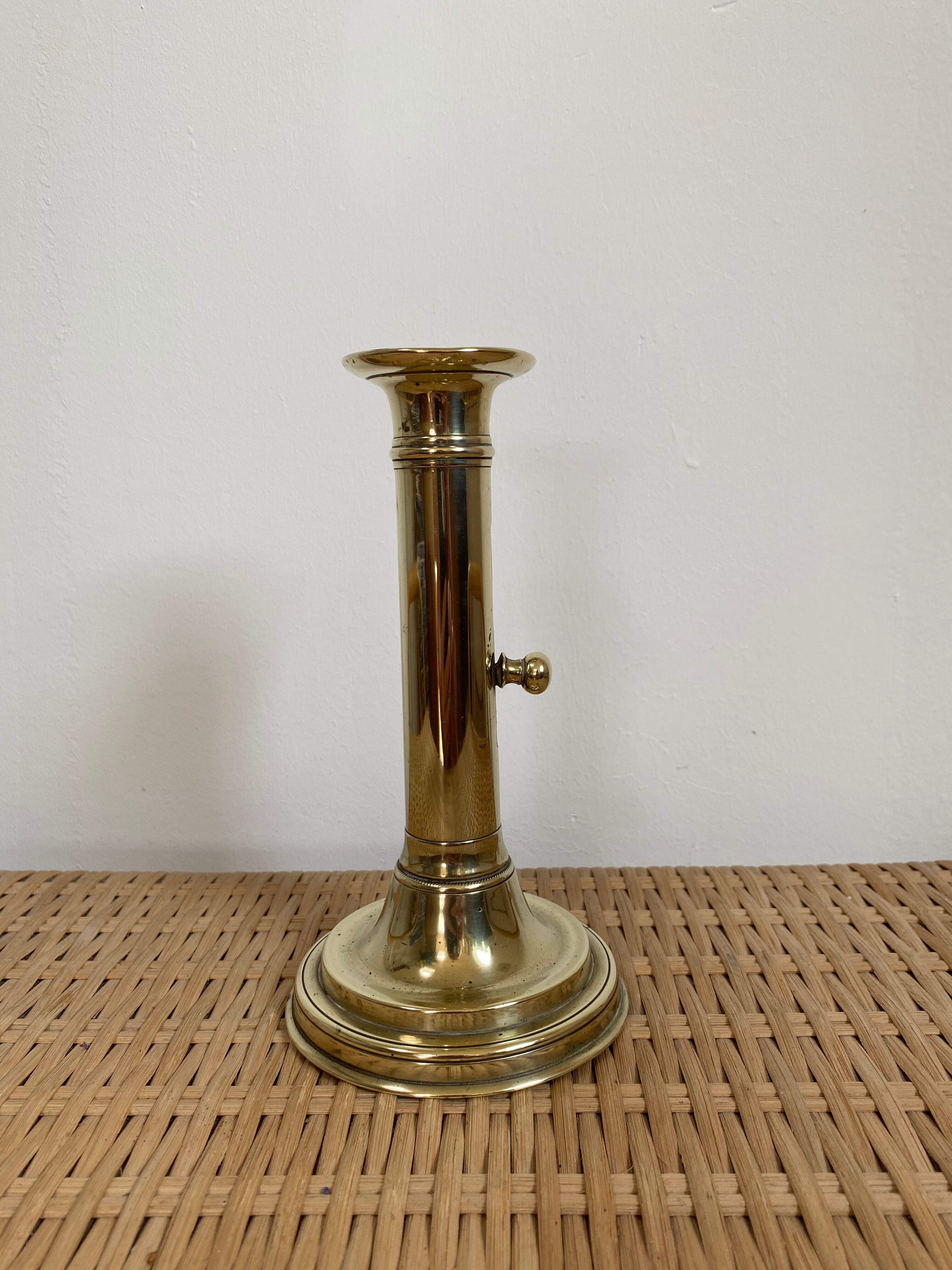 Brass candlestick candle holder