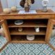 Vitrine en bois brut