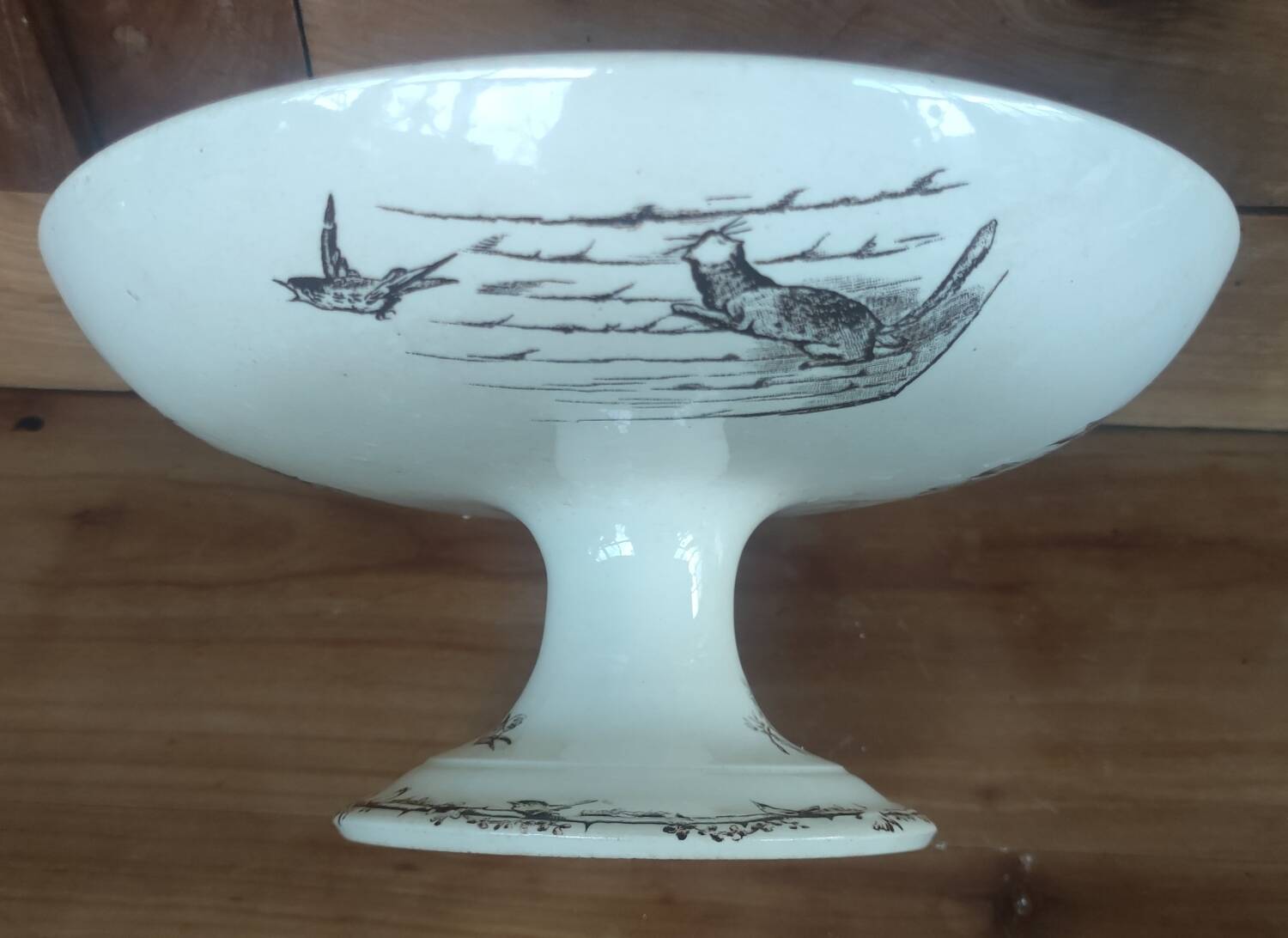 Old fruit bowl terre de fer hb & cie/tableware/sepia