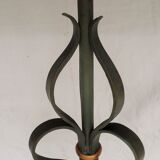 Forged iron lamp lamp, geige metal tulip