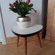 Formica tripod side table