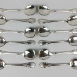 Set of 12 Christofle Marly ice cream spoons – new in blister pack, sealed original box.