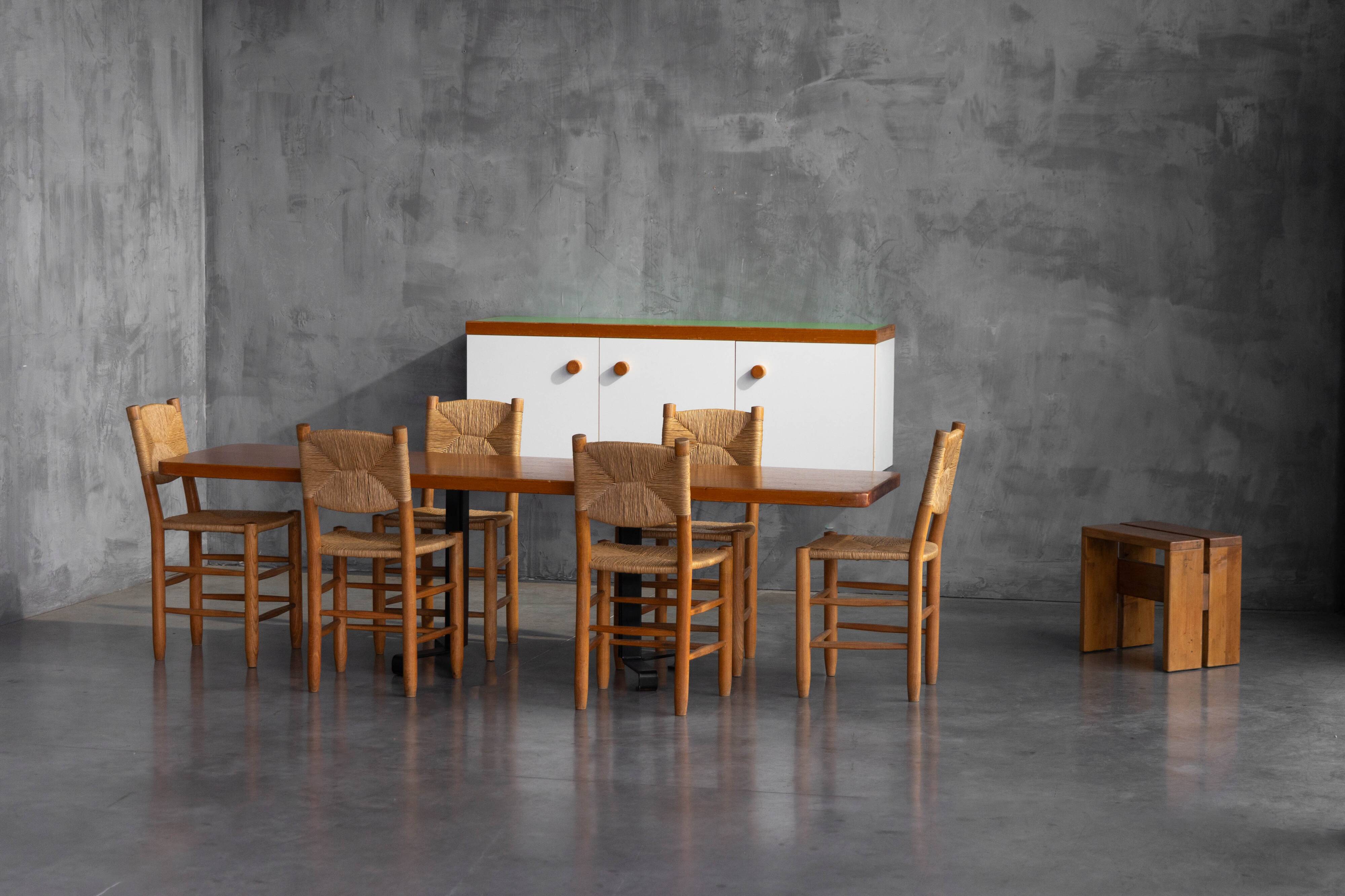 Wall mounted cabinet by Charlotte Perriand for Les Arcs, France, 1970s