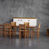 Wall mounted cabinet by Charlotte Perriand for Les Arcs, France, 1970s