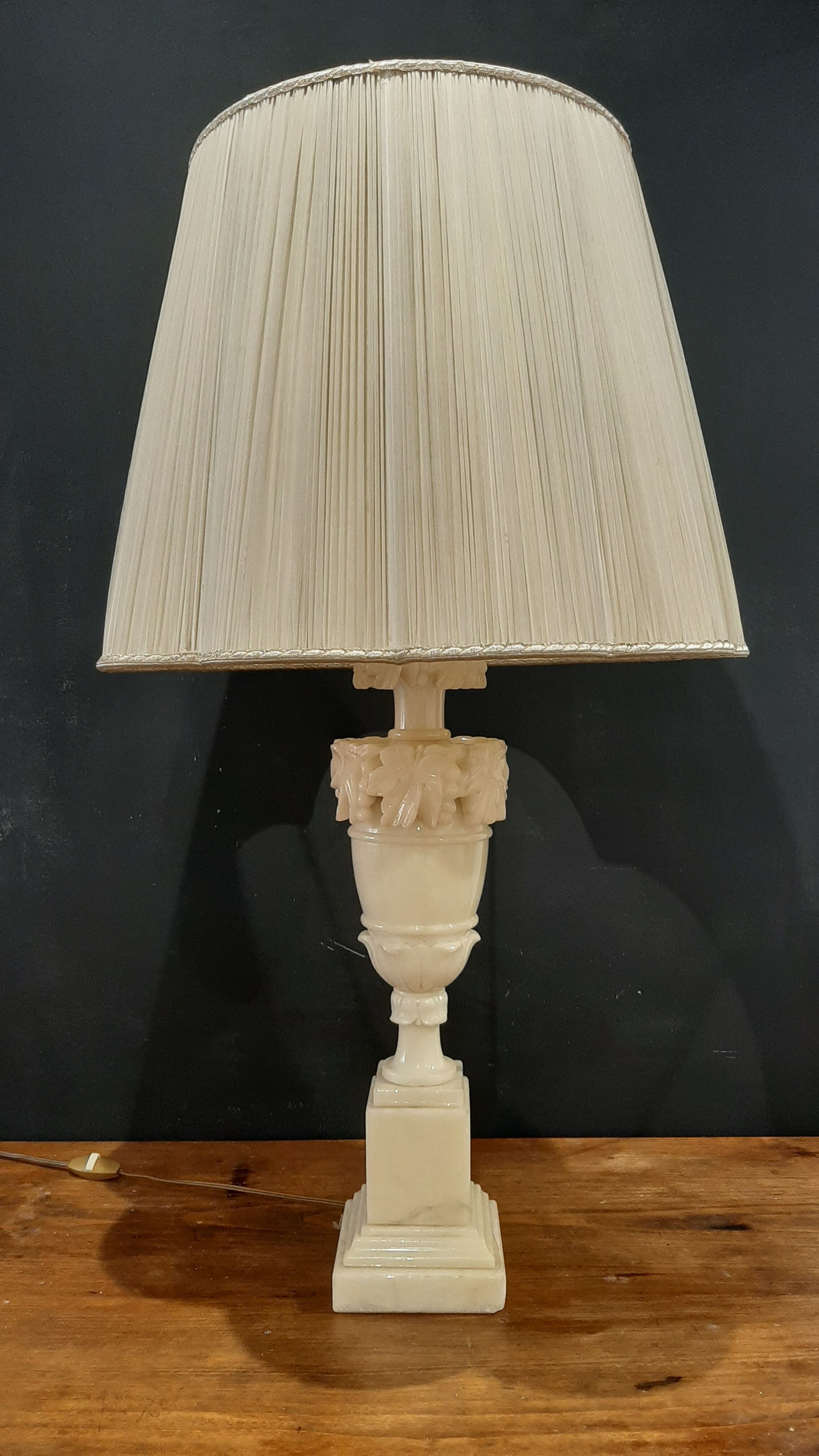 Lampe albâtre 87 cm