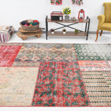 Distressed turkish rug 302x215cm