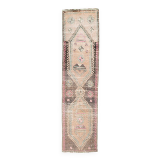 3x10 vintage oriental runner rug,82x323cm