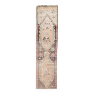 Tapis vintage oriental coureur, 82x323cm