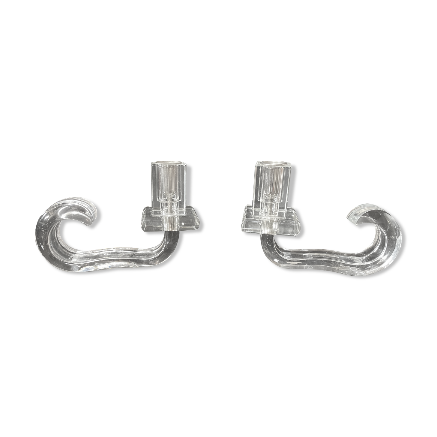 Pair of candle holders year 1970