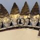 Midcentury bohemian Hollywood Regency Spanish gilt metal sun mirror, 1960s