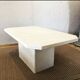 Travertine coffee table