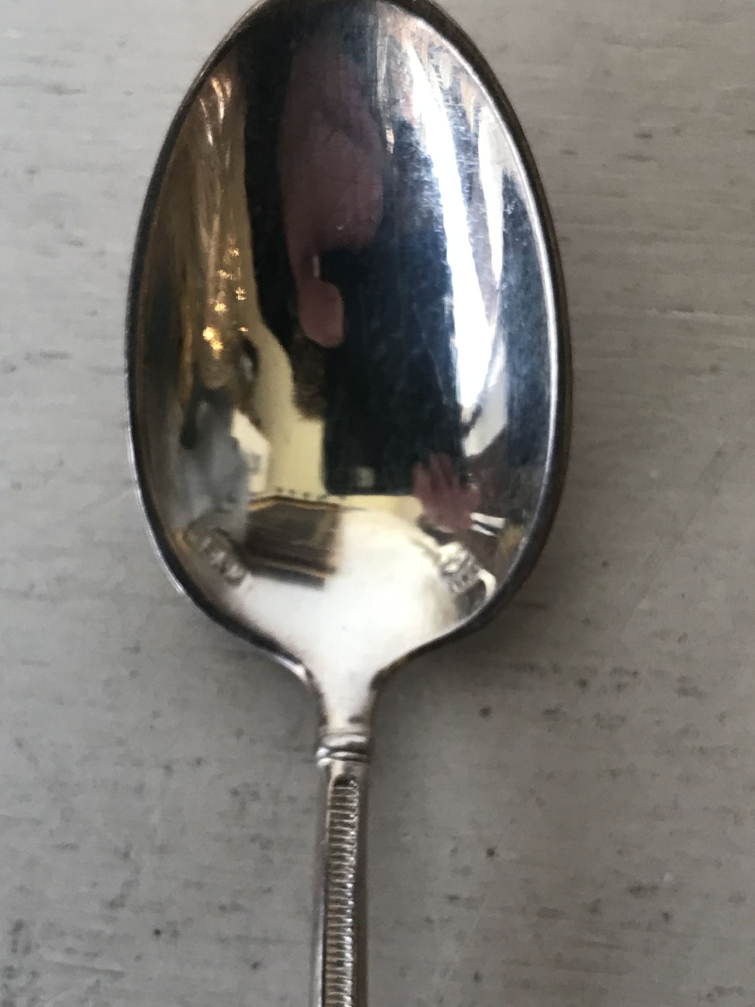 Series of 6 small spoons to mocha metal silver brand sfam russian décor