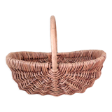 French vintage oval basket