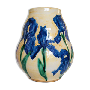 vase décor artisanal - peint