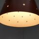 Perforated metal pendant light, mid-century design, 1960s.