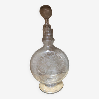 Carafe en cristal vintage