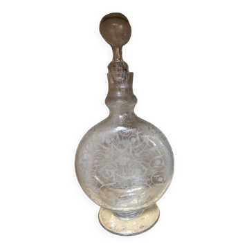 Carafe en cristal vintage