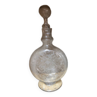 Vintage crystal decanter
