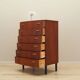 Teak chest of drawers, Danish design, 1970s, production: Denmark
