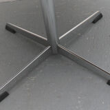 1960s coffee table in walnut and chrome