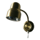 Vintage Swedish Brass Wall Lamp by Ewå Belysning, 1960s