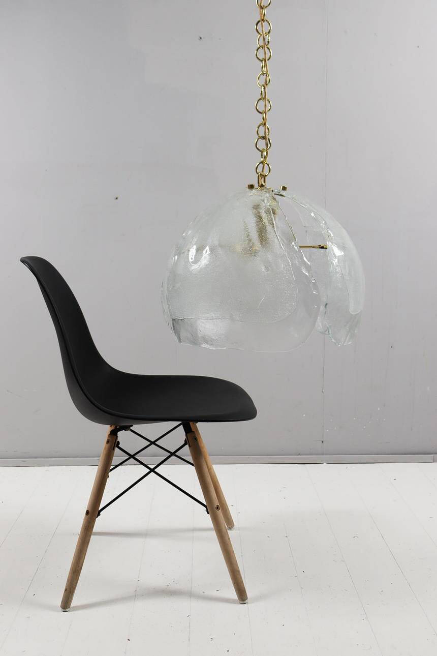 Kaiser Leuchten. Ceiling lamp/pendant lamp, Murano glass, Germany, 1960s.