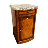 Marquetry bedside table