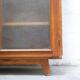 Bibliothèque vitrée vintage en bois