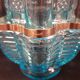 Carafon bleu Art Nouveau