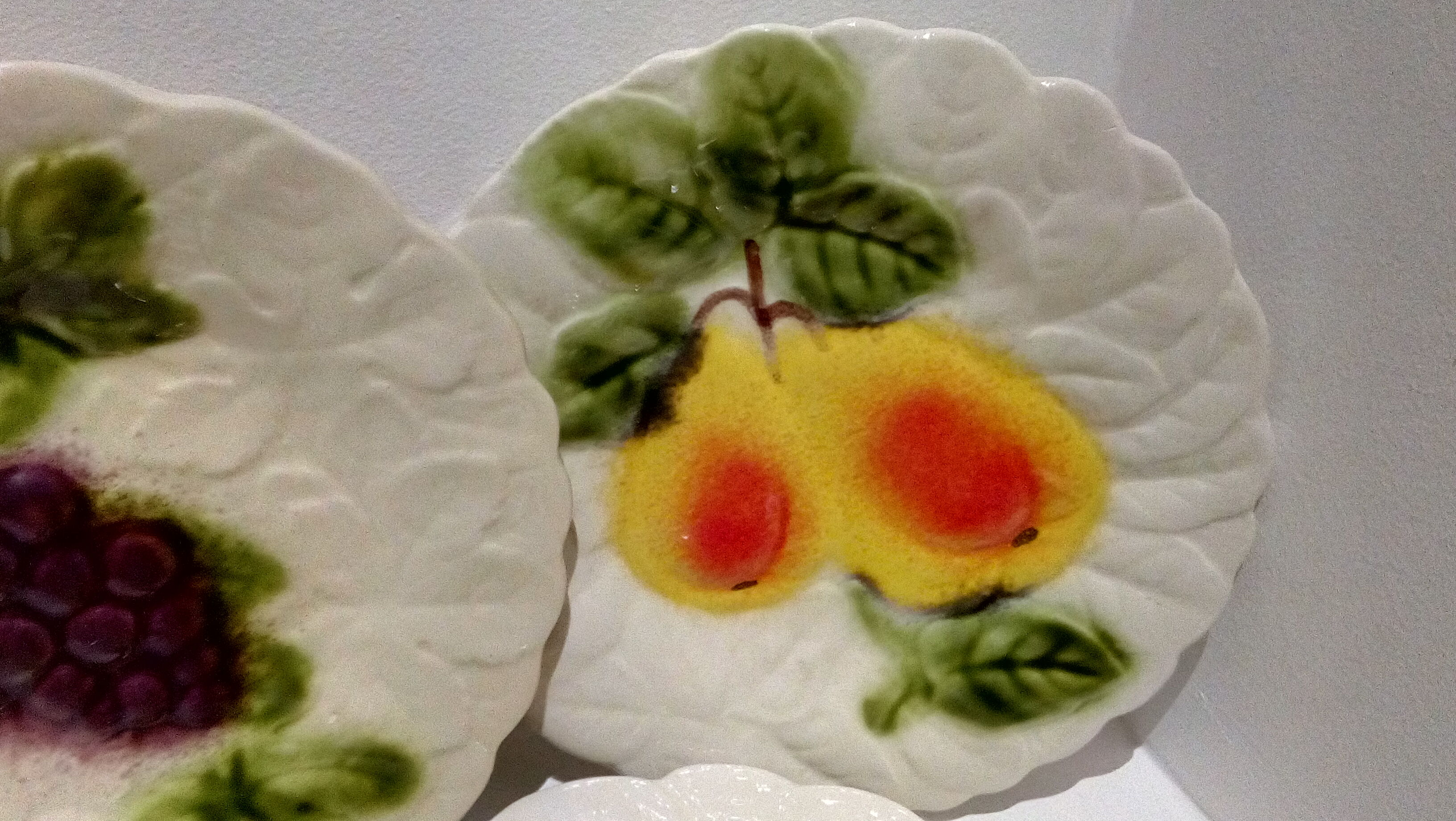 Trio of slurry dessert plates