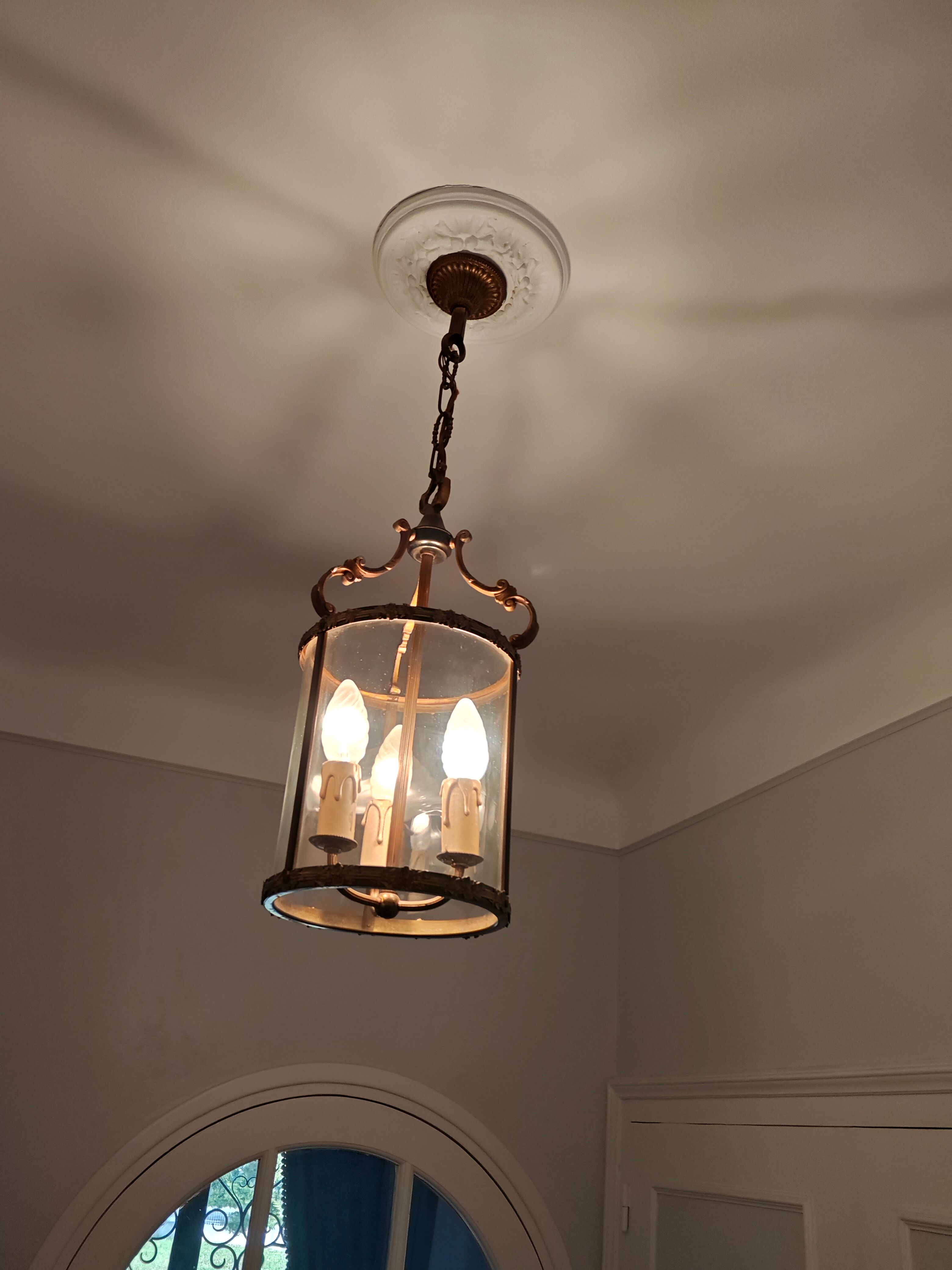 Suspension with 3 lamps