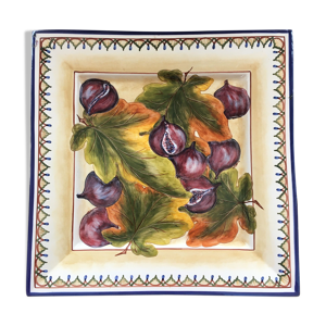 Plat xl décor figues