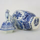 Boch Delfts blue and white sphinx vase, Holland, 50s