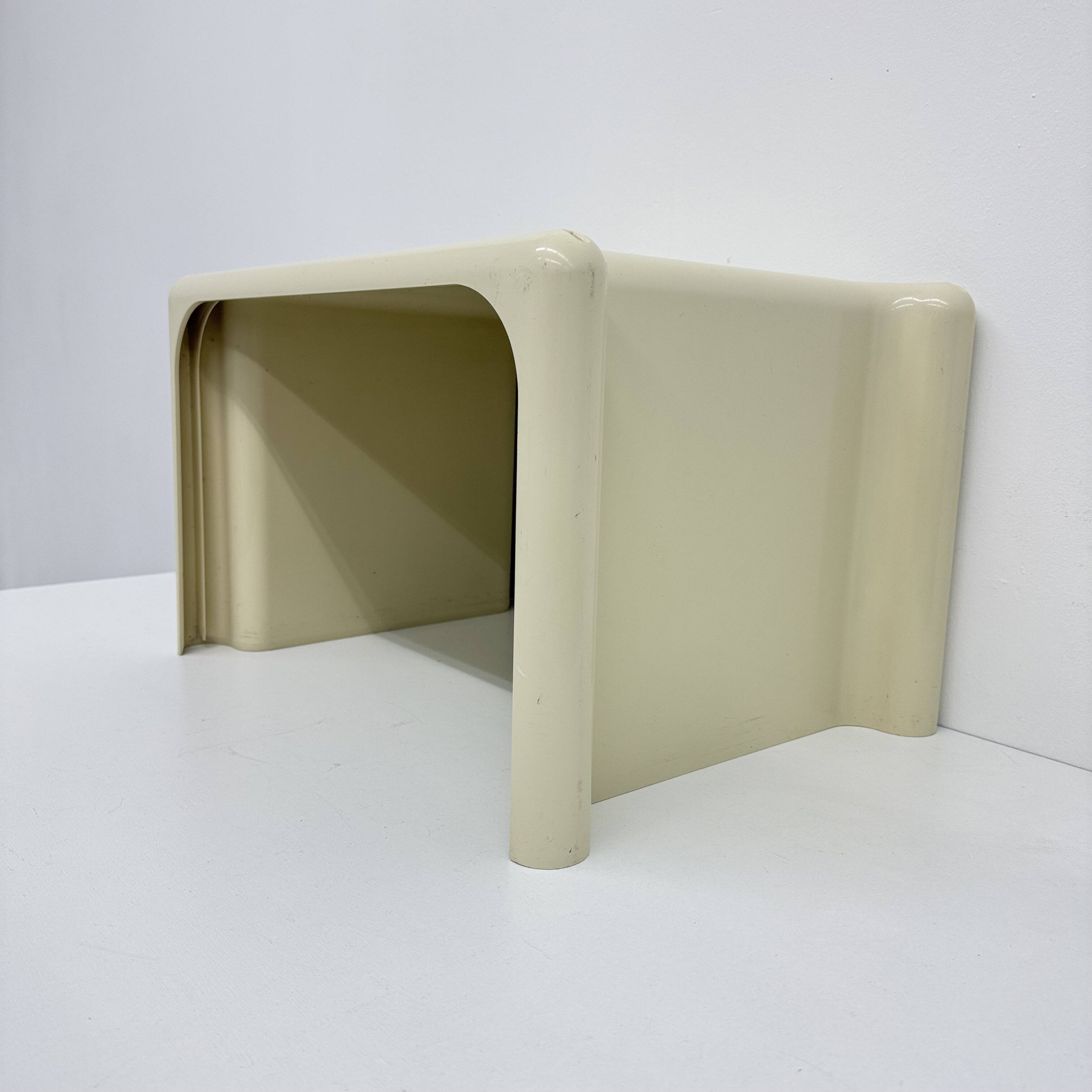 Italian Modern Plastic Side Table attributed to Giotto Stoppino for Elco
