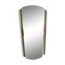 Mirror illuminated by Ernest Igl for Hillebrand 1950s 40x92cm