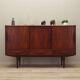 Buffet haut en teck, design danois, années 1970, fabriqué par ES Møbler