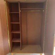 Vintage wardrobe with tapered legs