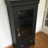 Black restyled vintage bookcase