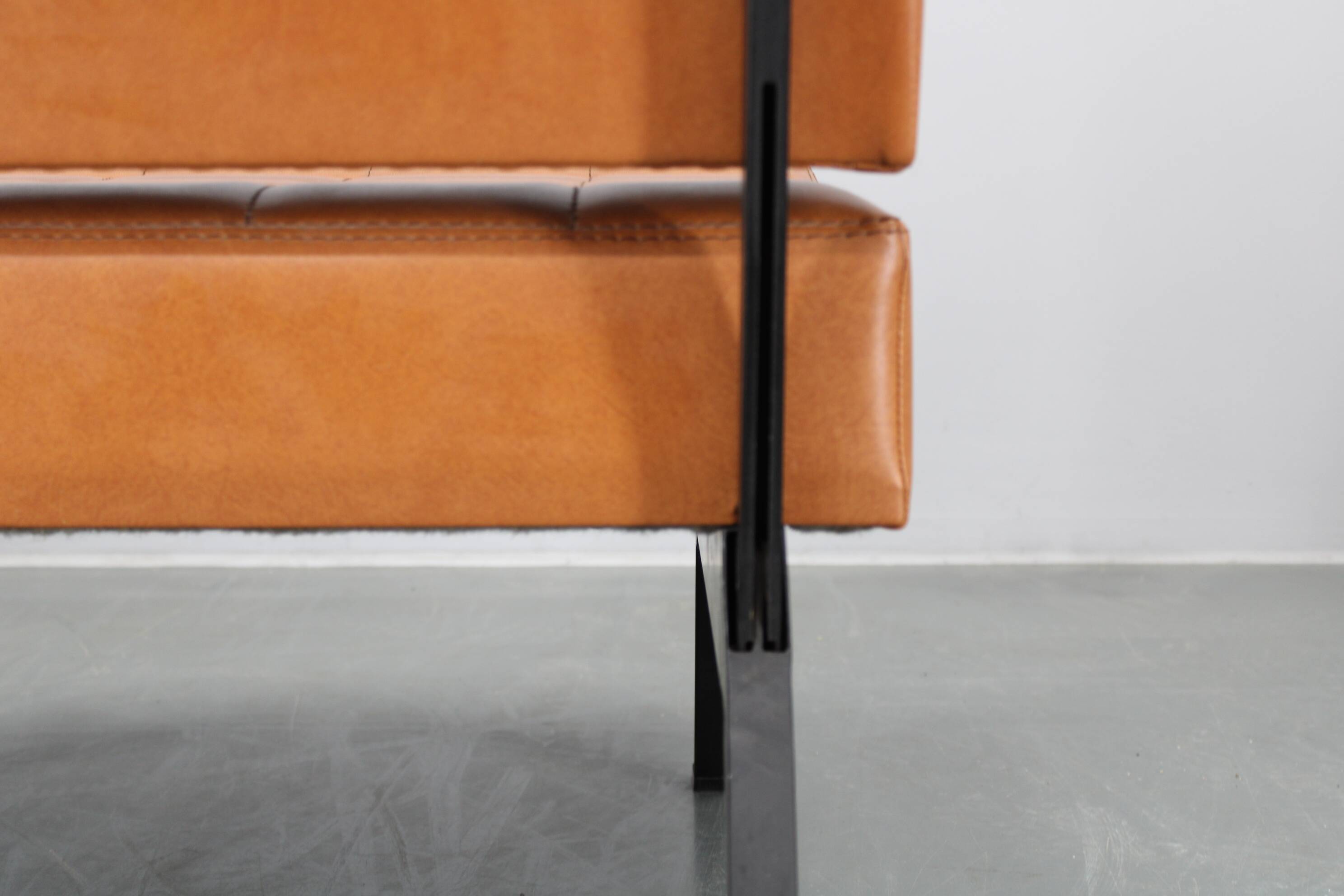 1970s Brevetti IPE Set Of Three RARE Convertible Lounge Chairs, Italy