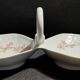 Servant aperitif porcelain dish Bernardaud Limoges decor Amandine