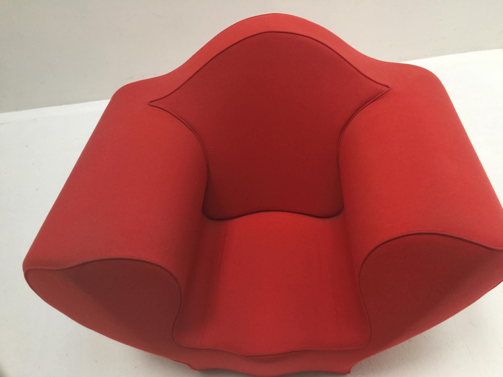 Vintage Red Chair by Ron Arad for Moroso 1991