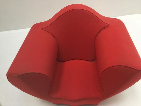 Fauteuil rouge vintage par Ron Arad pour Moroso 1991