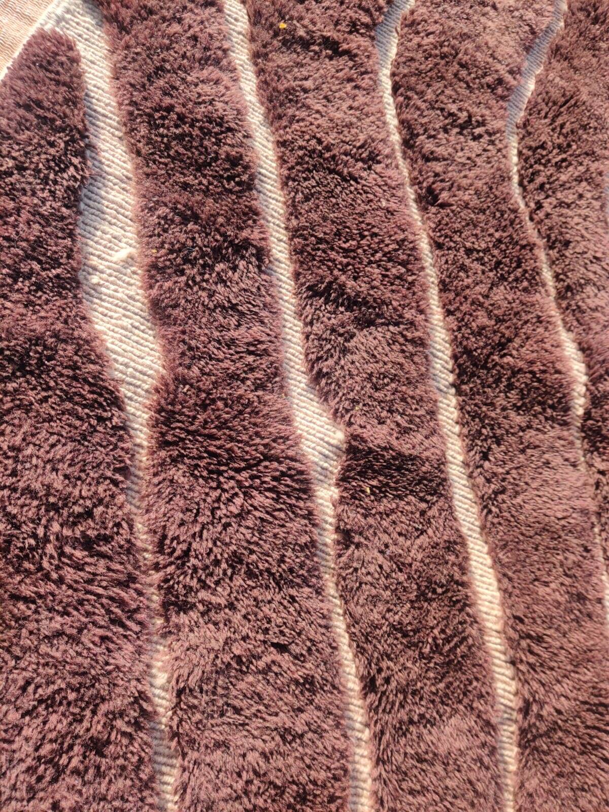 Mrirt rug 300x200 cm – Thick premium wool, abstract chocolate pattern