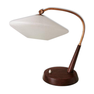 Lampe de table design Temde Leuchten capot en verre années 60