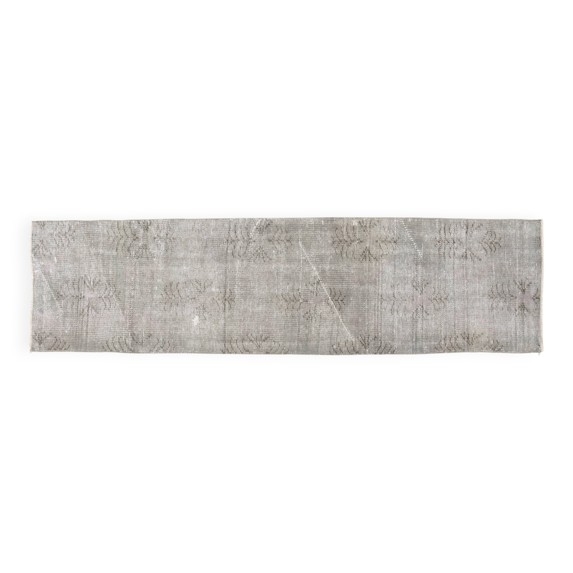 Grey Vintage Oushak Runner