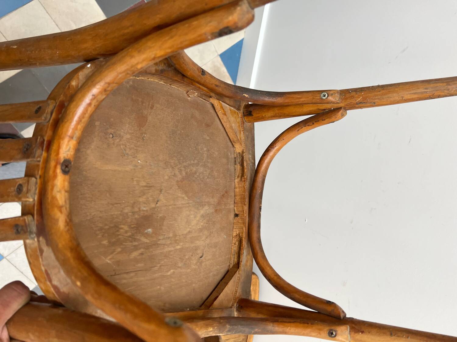 Pair of bistro chairs