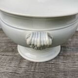 Plain white Creil soup tureen